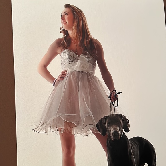 Light in the Box formal size 0. EUC fully lined built in bra and boning. - Picture 1 of 6